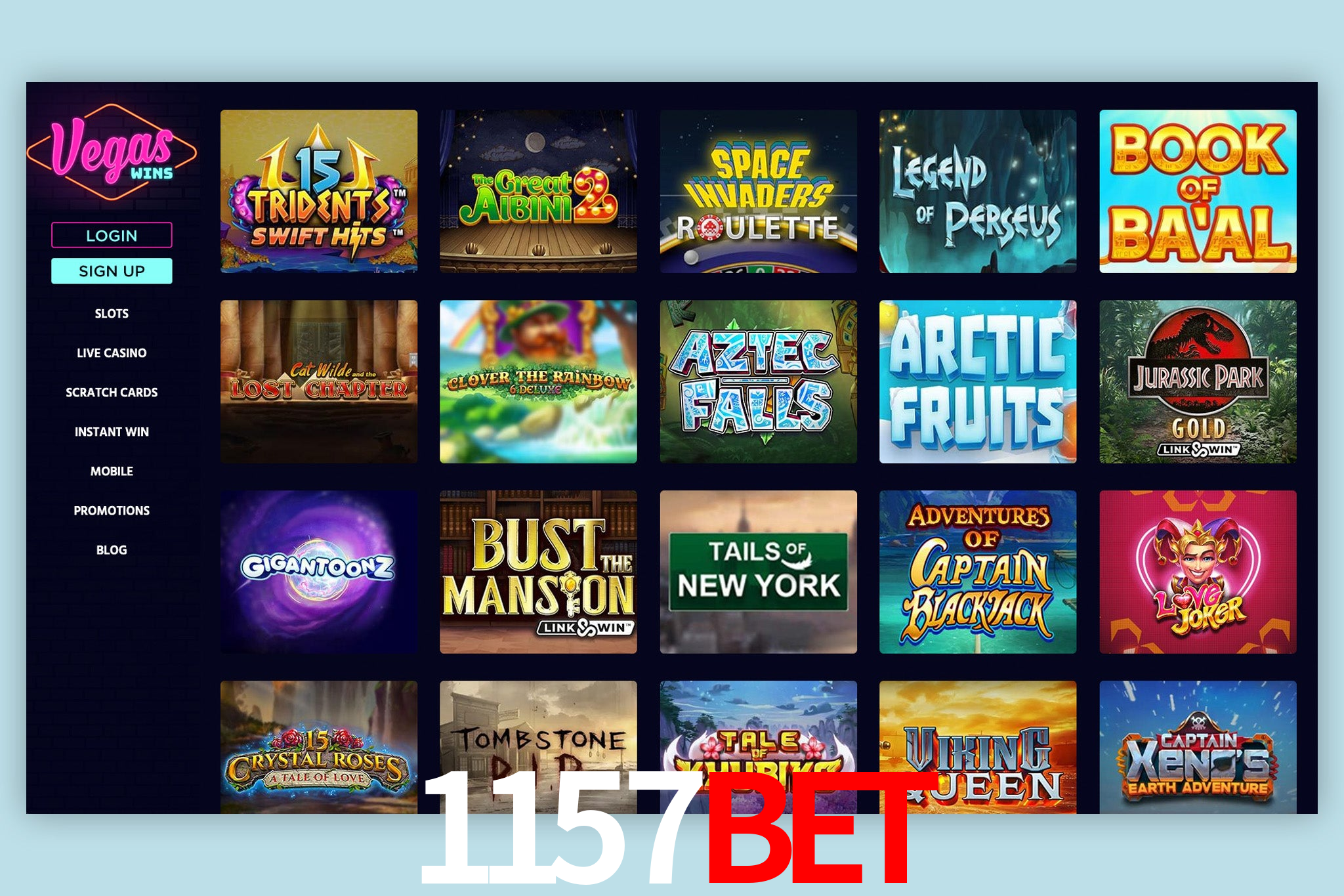 Game Providers 1157bet